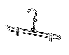 metal pant hanger
