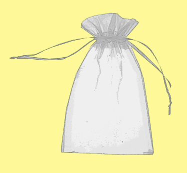 drawstring bag clear