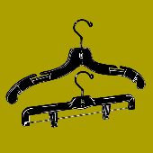 plastic dress hangers