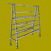 ladder display racks