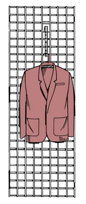 Grid wall panel