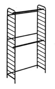 Ladder wall storage