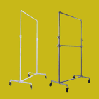 Steel pipe garment rack