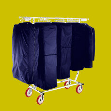 Foldable clothes rack