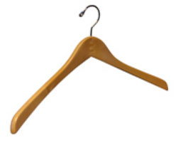 jacket hanger natural wood