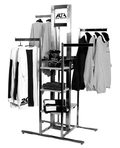 Retail store garment racks