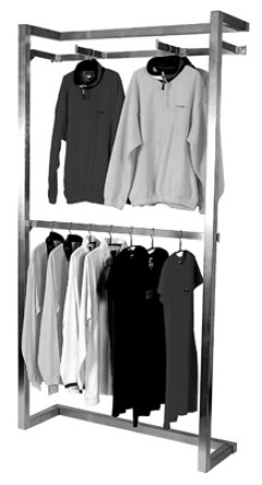 Retail wall display fixtures