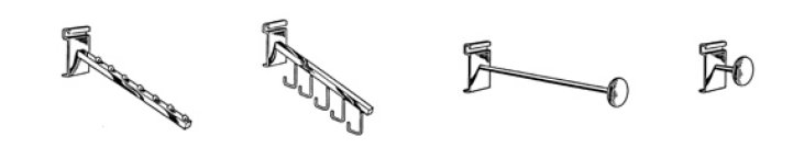grid wall brackets
